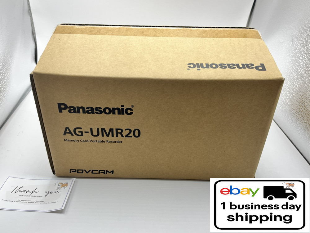 Panasonic AG-UMR20 Memory Card Portable Recorder Black Compact New