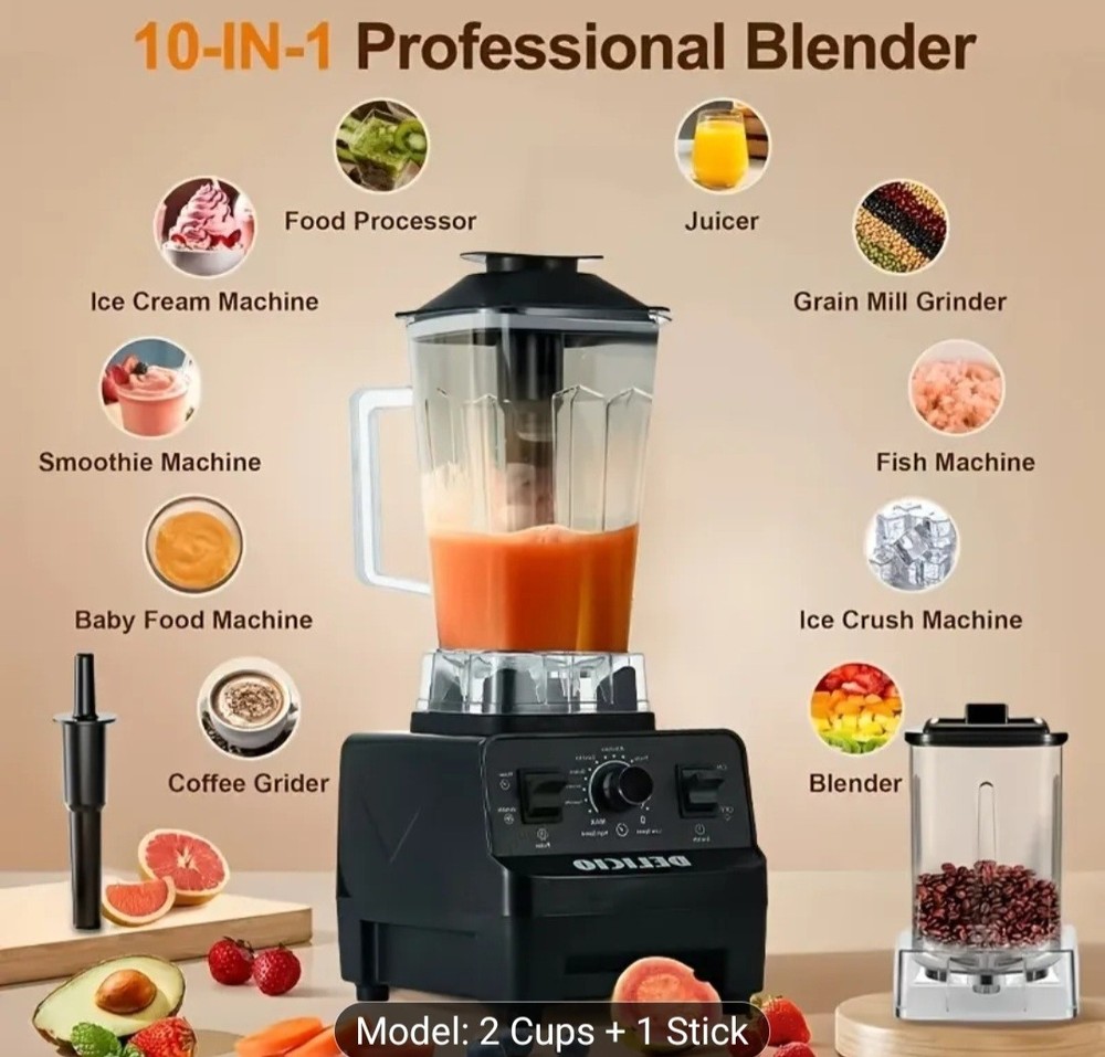 Delico Countertop Blender And Mixer