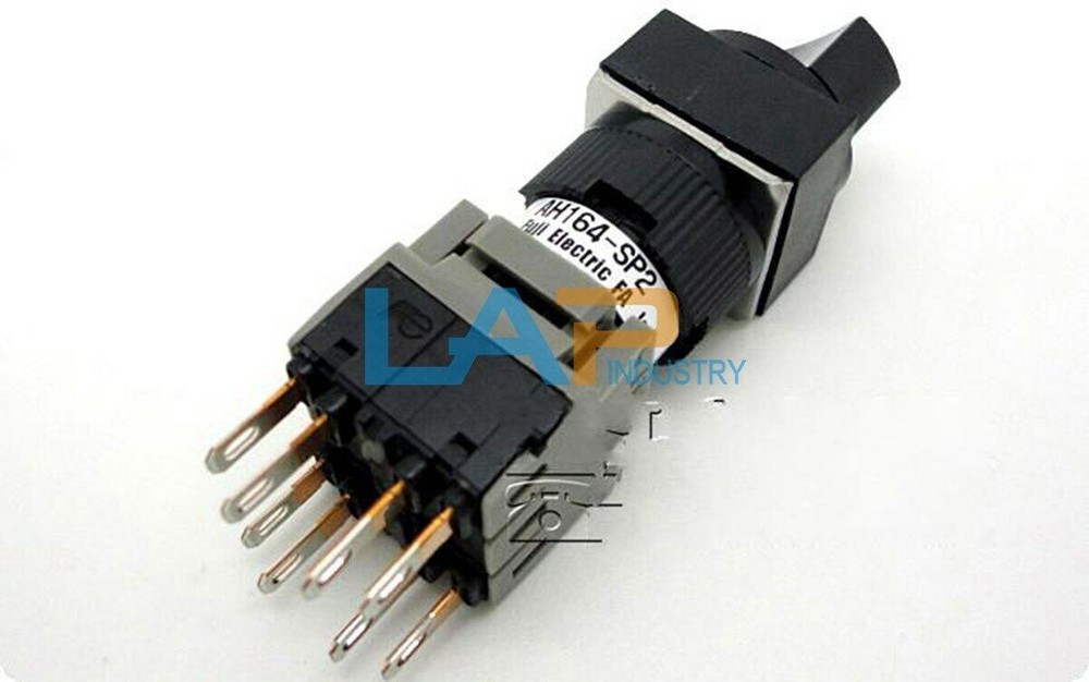 1 Pc. NEW FOR AH164-SP2B22 select button switch 2bit 2 open 2 closed