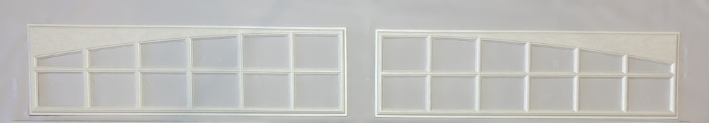 2 Amarr Moonlite Replacement Inserts for Amarr Long Panel Garage Doors White