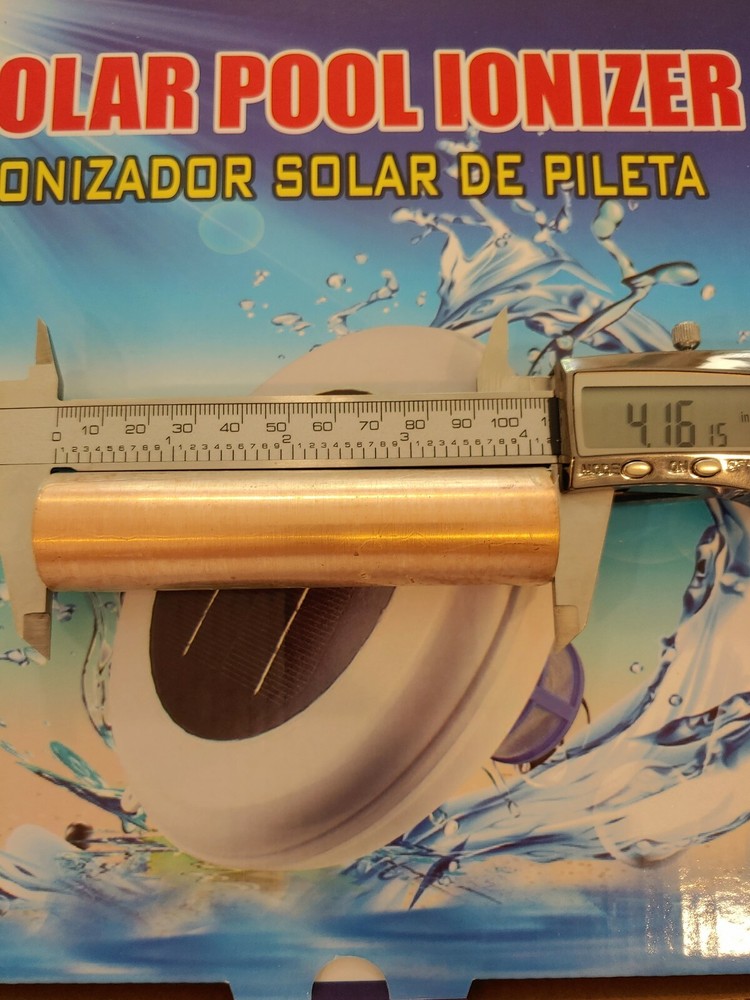 Replace 1 Copper Anode 450g - Wing Nut - Solar Pool Ionizer Universal