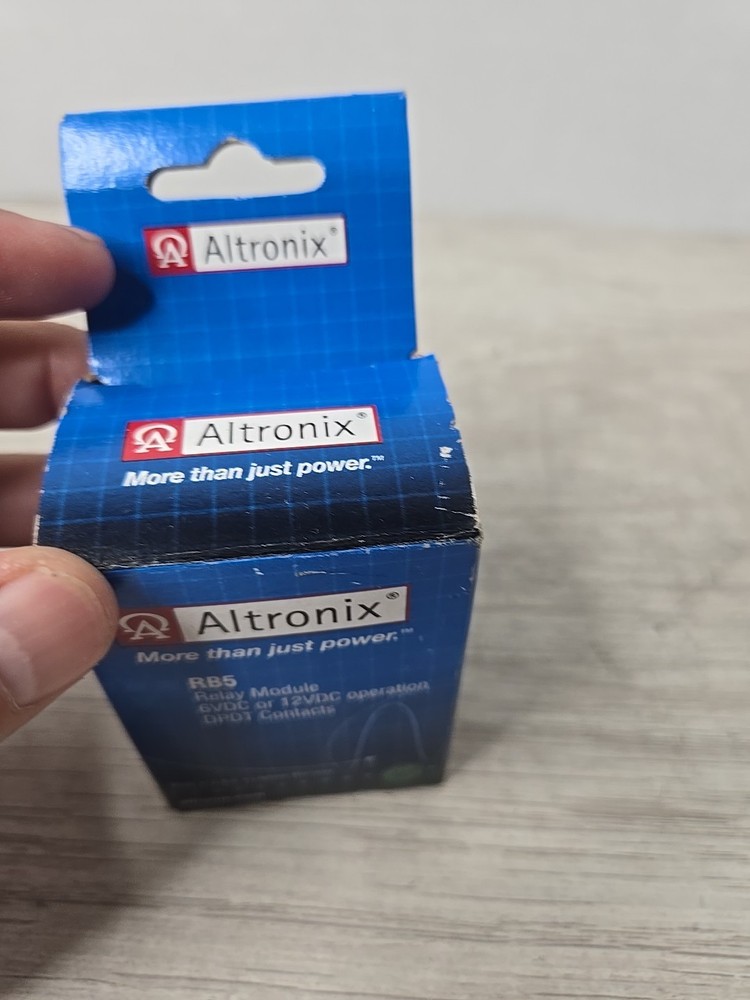 Altronix RB5 Relay Module 6 VDC or 12 VDC DPDT Contacts