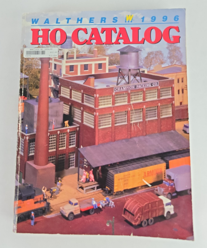 WALTHERS 1996 EDITION HO CATALOG TRAIN REFERENCE MANUAL (DG)
