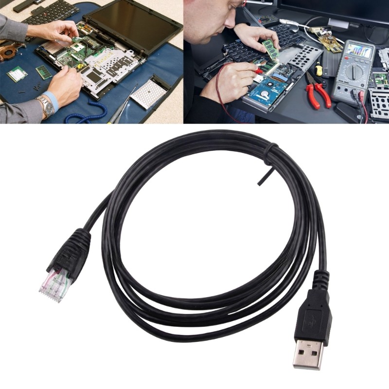 Stable USB to RJ50 Cable for Data Centers Cost Effective USB Consoles/Data Cable