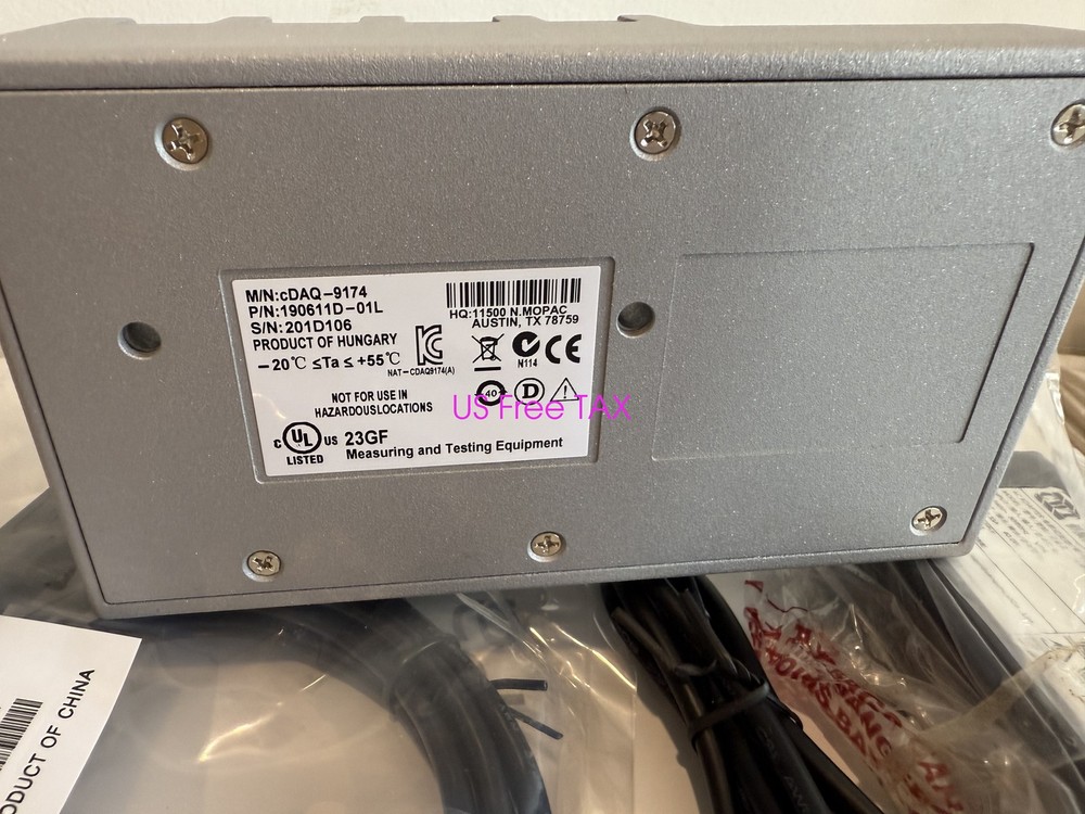 NEW - National Instruments NI cDAQ-9174 USB CompactDAQ Chassis, 4-Slot