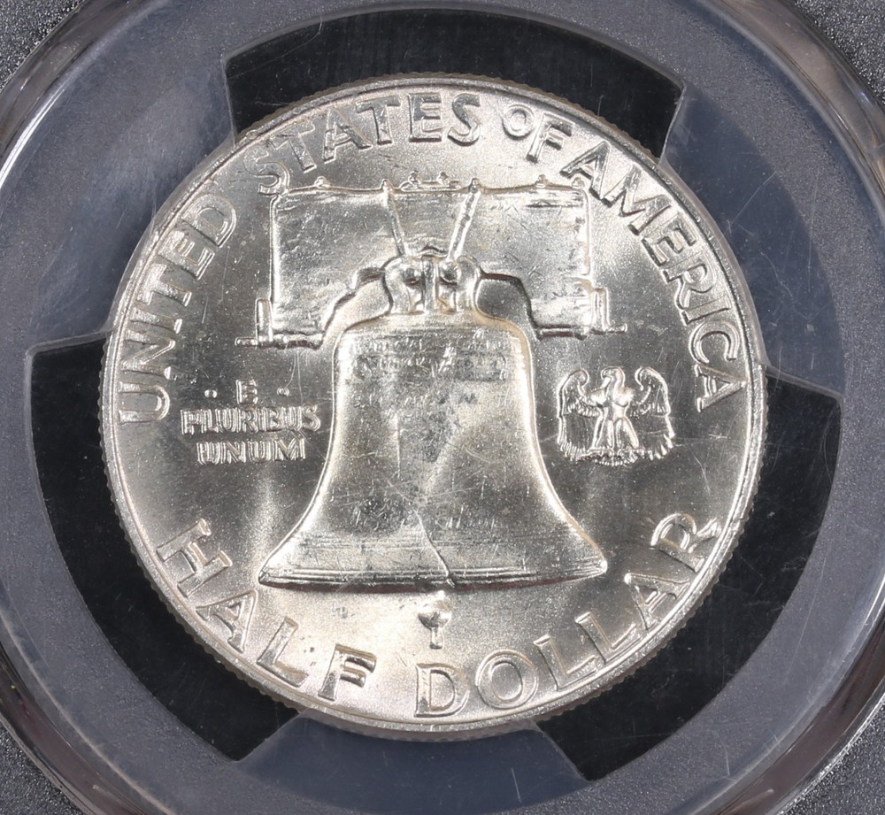 1959 P Half Dollars Franklin PCGS MS-65 FBL