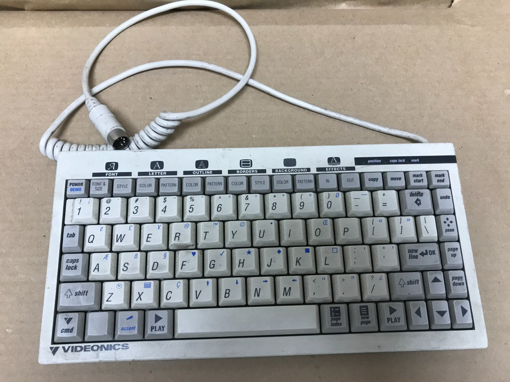 Videonics Video Editor 5000 keyboard