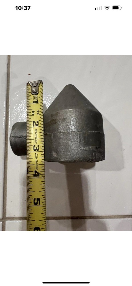 Vintage Chain link Fence Finial Cap Topper