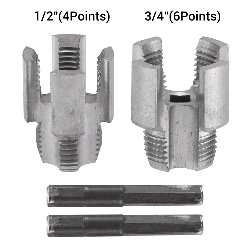 Integrated Internal & External Pipe Threading-Tool PVC Pipe Threader Cutting Kit