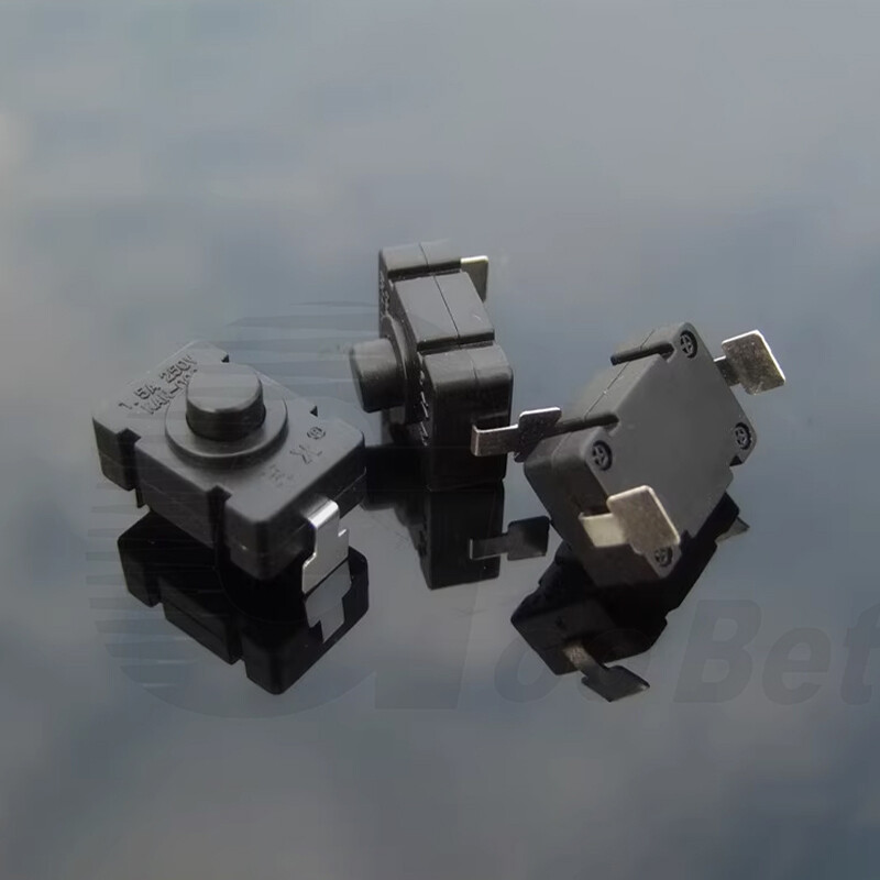 1.5A 250V Self-Lock Micro Latching Push Button Switch Flashlight Mini ON/Off DIY