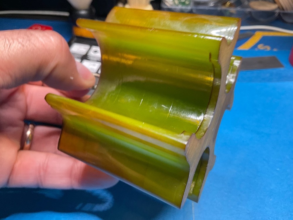 BEAUTIFUL GREEN BAKELITE POKER CHIP CADDY
