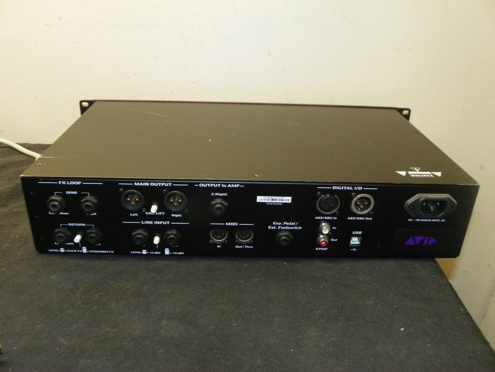 Avid Eleven Rack USB Audio Interface Multi Guitar Effects Processor With Cables