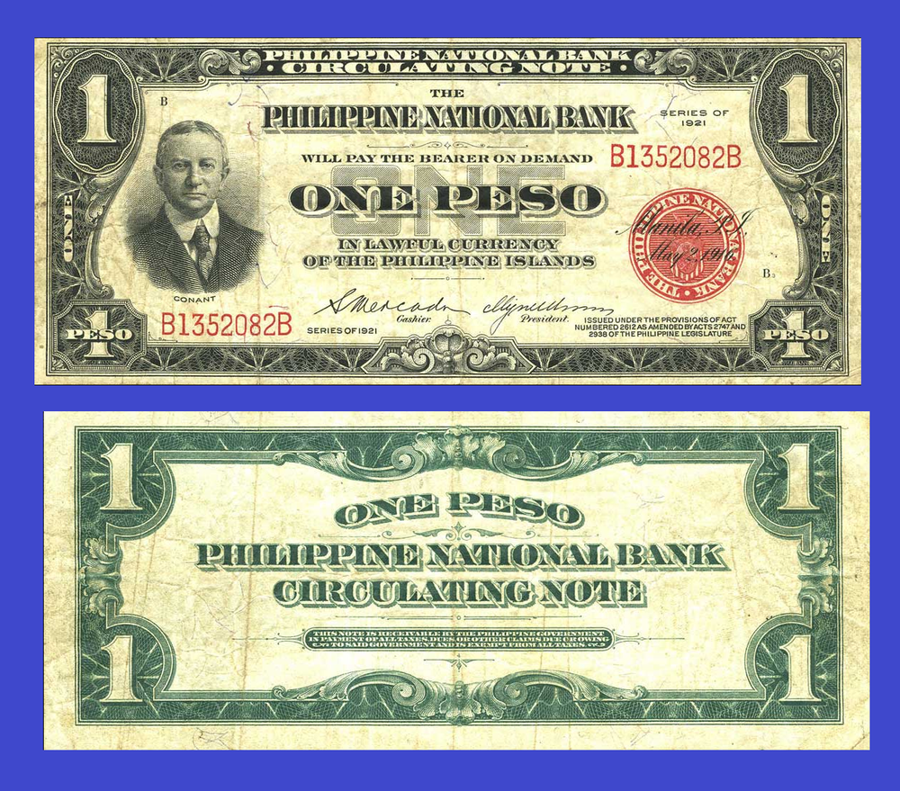 Philippines Filipina 1 pesos 1921 / Copy