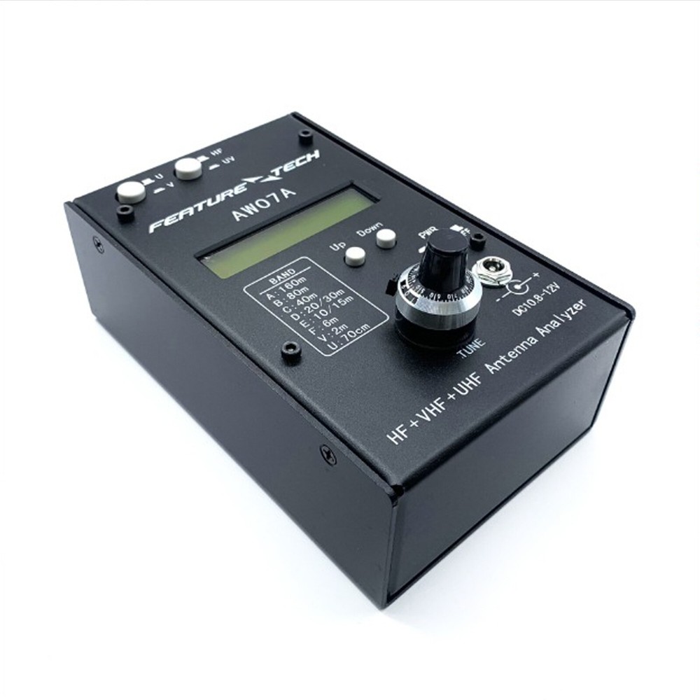 For HF VHF UHF Antenna Analyzer SWR Meter RF Impedance Tester Frequency Analyzer