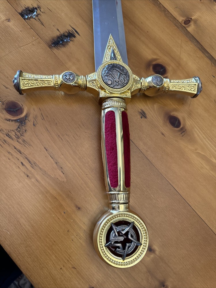 Masonic Sword, Gold Finished