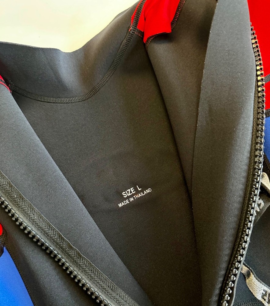 *STEARNS* Performance Shorty WETSUIT sz L Red, Blue,Black EXCEL