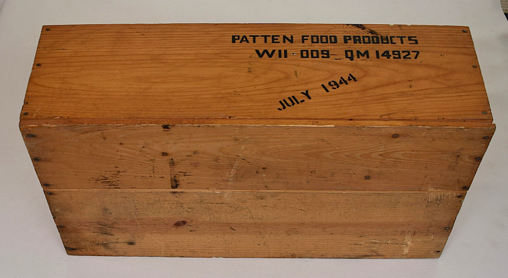 Repro WW2 US Army Field 38pc Pack Empty K Ration Morale Units PATTEN Reenact War