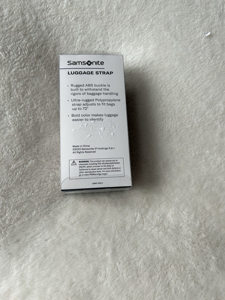 Samsonite Luggage Strap Blush Adjusts Up to 72"