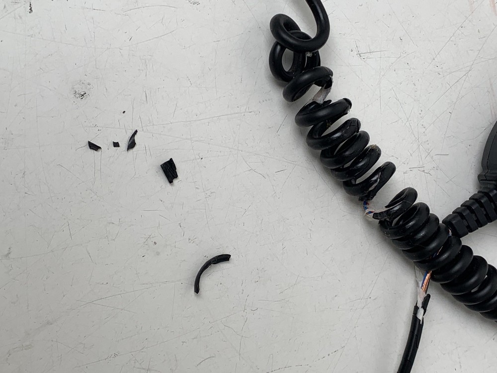 Untested - Vertex MH-67A8J Handheld Speaker Microphone