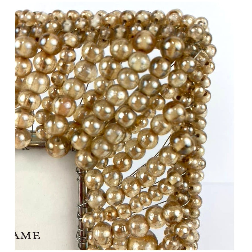 Hollywood Glam Glass Beaded Photo Frame
