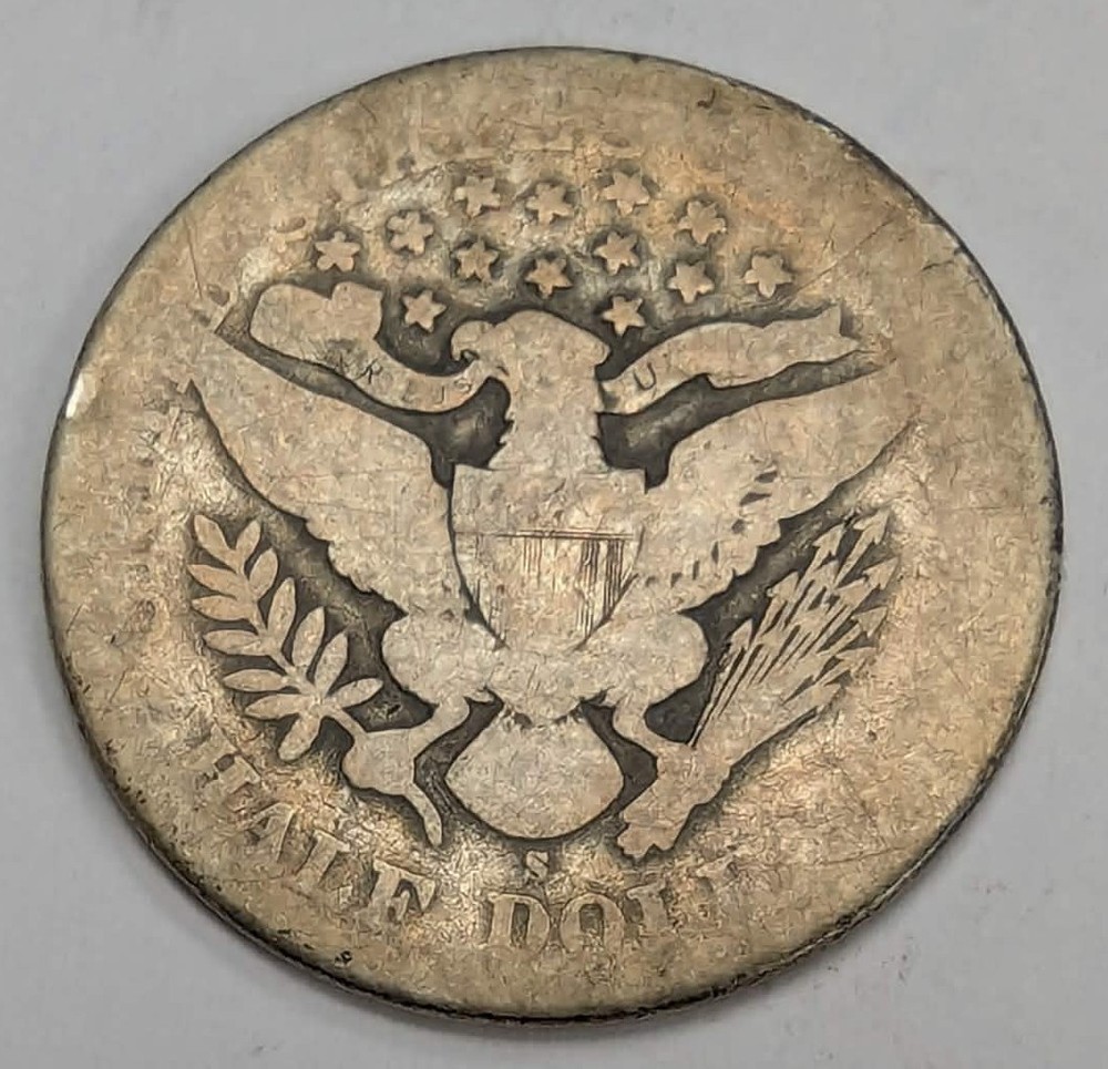 1899 S Barber Half Dollar US Coin