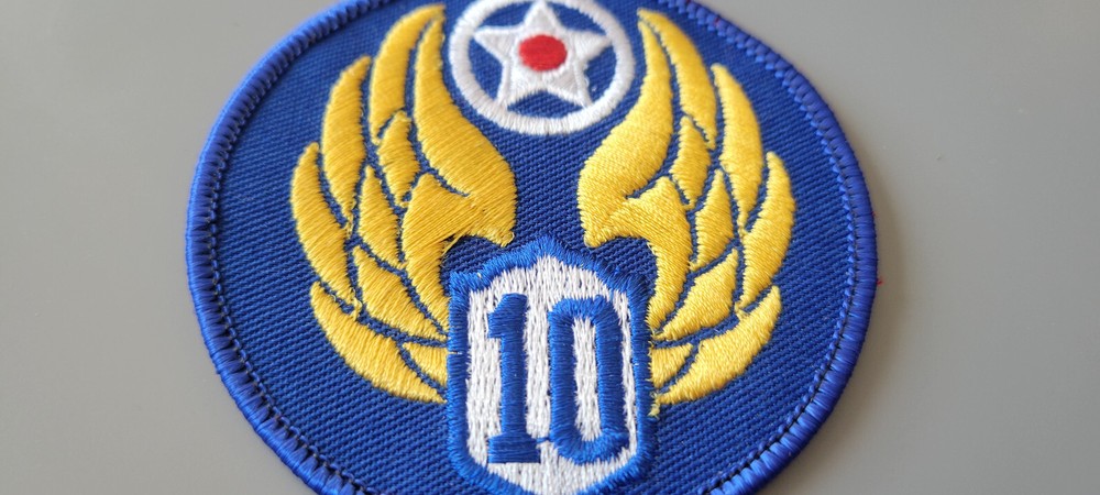 10th Air Force Embroidered Patch NEW