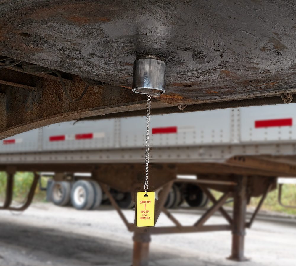 (8 Pack) Heavy Duty Chrome King Pin Lock with 2 Unique Keys