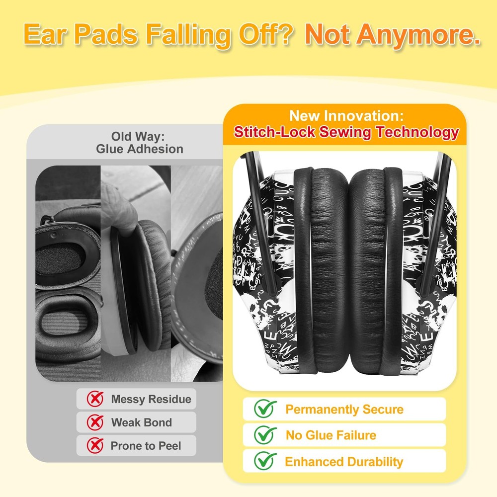 ZOHAN Kids Ear Protection 2 Pack, Hearing Adjustable, 2pack - Nebula+skull