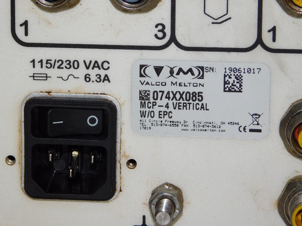Valco Melton MCP-4 Vertical Glue Melt Machine Pattern Adhesive Control Interface