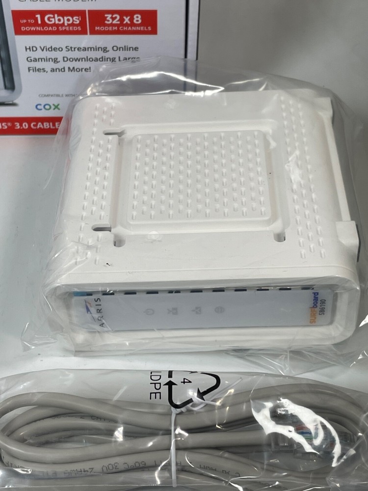 ARRIS Surfboard SB6190 - 32x8 Cable Modem - White