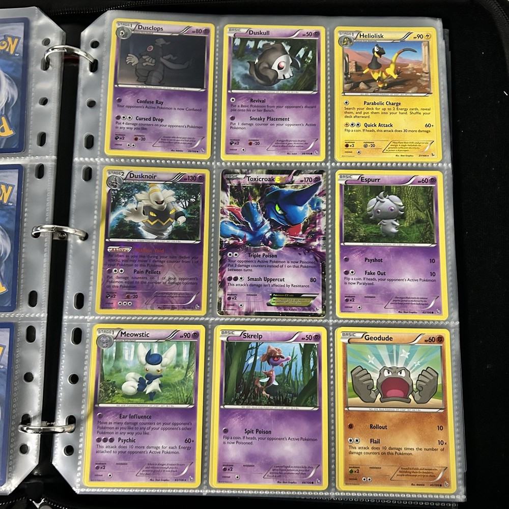 Pokemon XY FLASHFIRE - Complete Set - 1-106 TCG Collection Binder