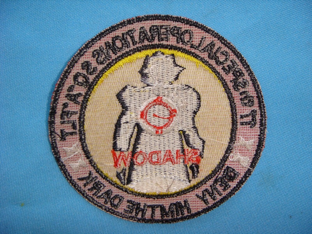 VIETNAM WAR PATCH, US "A "FLIGHT 17th SPECIAL OPERATIONS SQ " SHADOW "