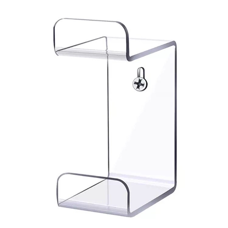 Universal Gaming Controller & Headphone Wall Rack | Clear Acrylic Hanger Stand