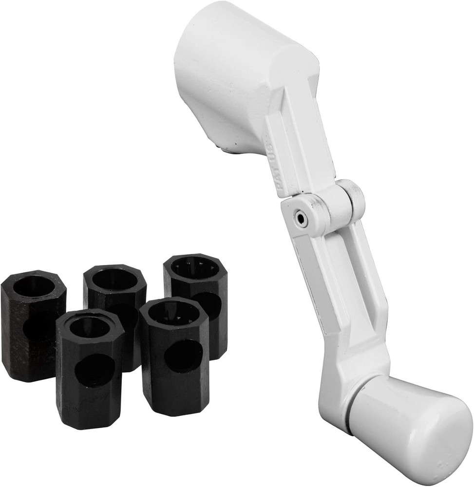 Modern Diecast Window Crank Handle - Folding Design for Enhanced Functionality