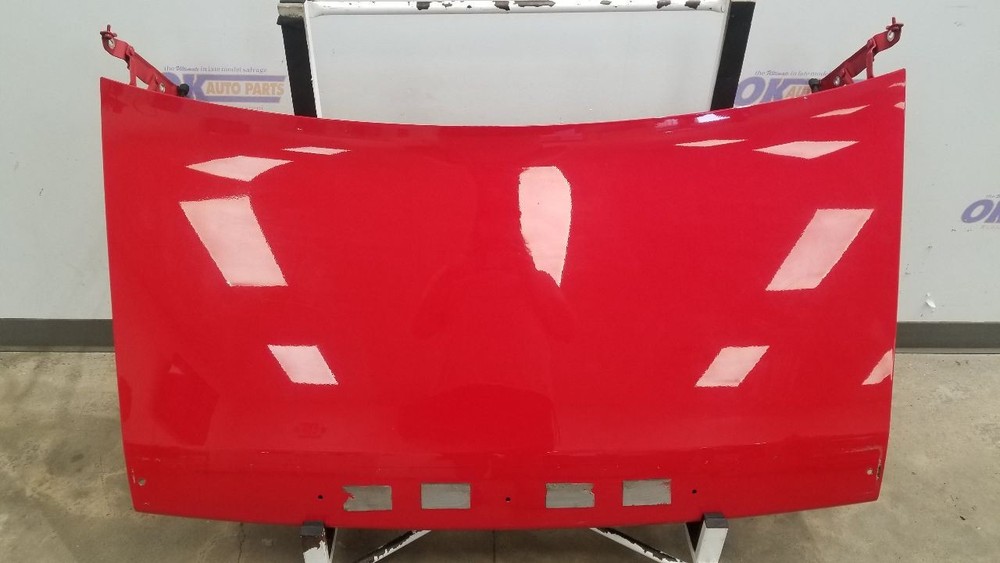 09 DODGE CHALLENGER SRT8 REAR TRUNK DECKLID ASSEMBLY RED