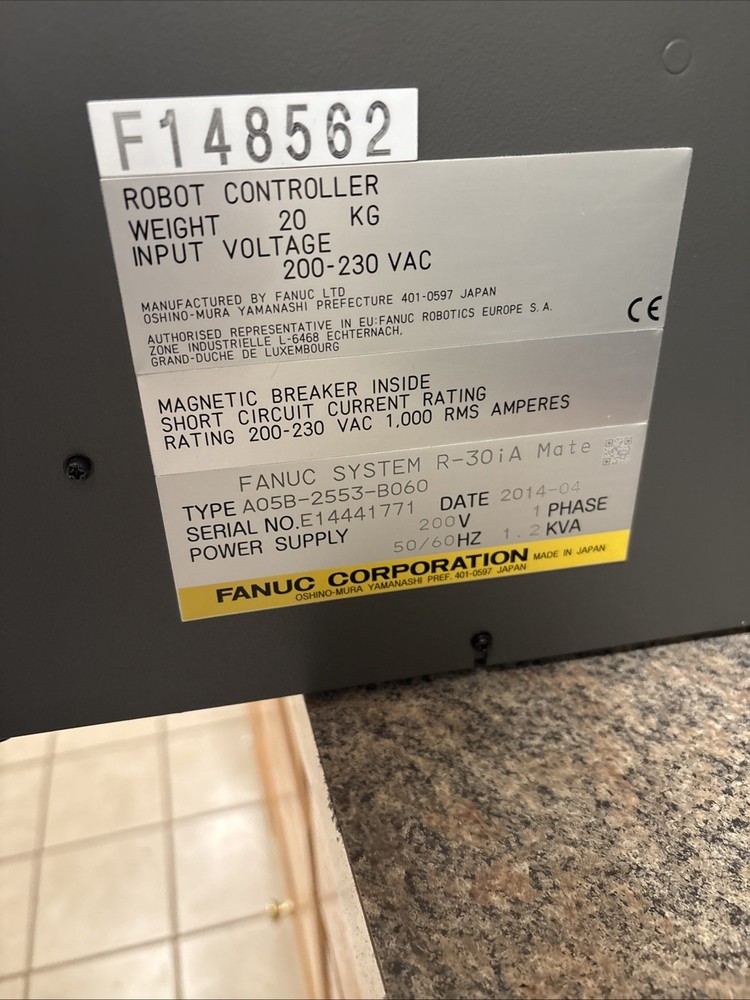 Fanuc R-30iA Mate Robotic Arm Controller W/ Cables