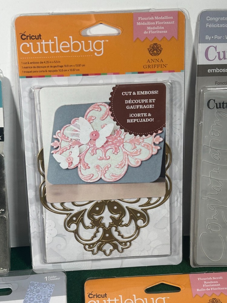 Lot of 13 Cuttlebug Items (see description)