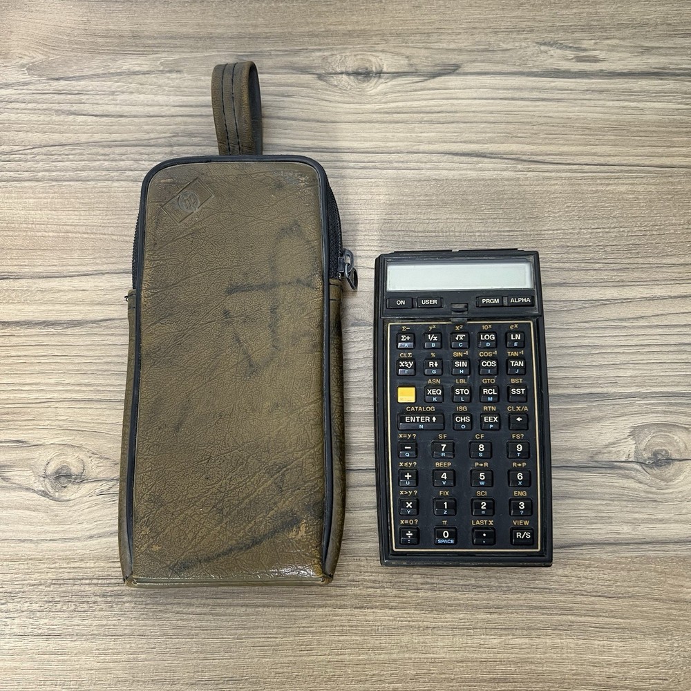 Vintage Hewlett Packard HP-41CV Handheld Programmable Scientific Calculator