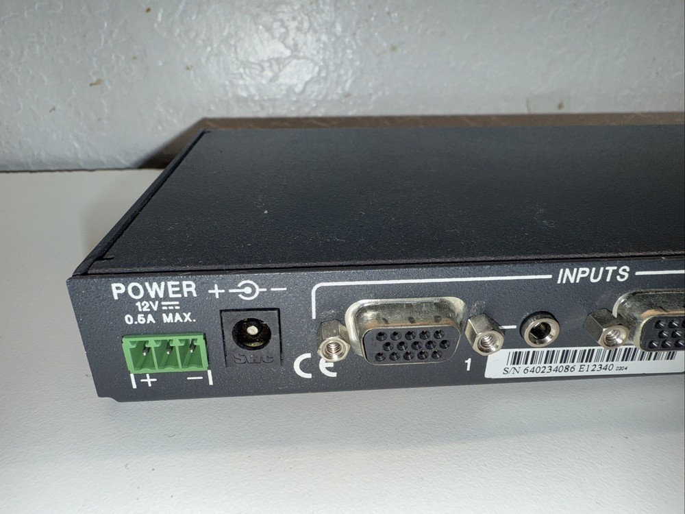 Extron SW2 VGA DA2 A/AF Switcher Auto Switch