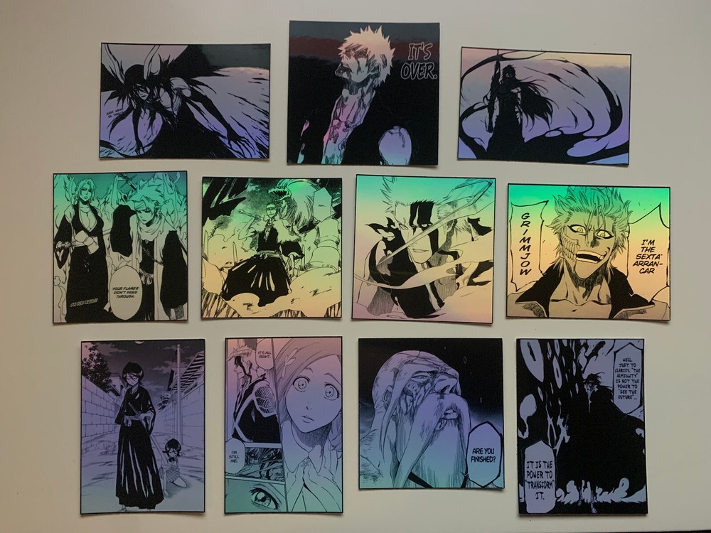 Manga Panel Bleach Sticker Bundle - Anime Loptop Stickers