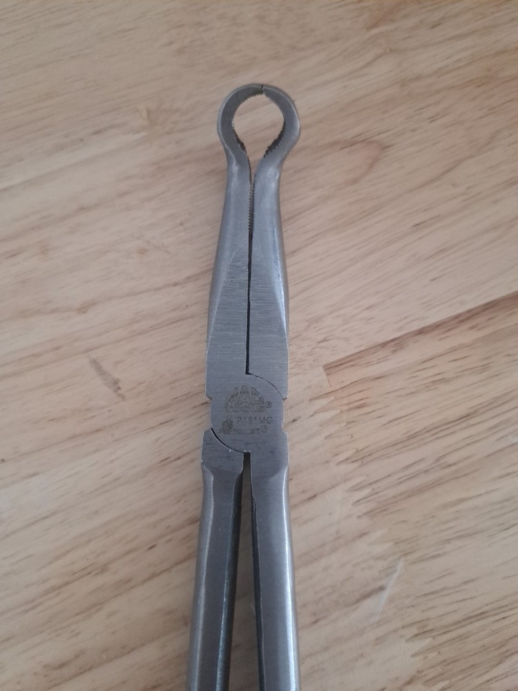 MACTOOLS PYTHON P161MG EXTRA LONG REACH GRIPPING PLIERS 16" L MEDIUM 70° BEND