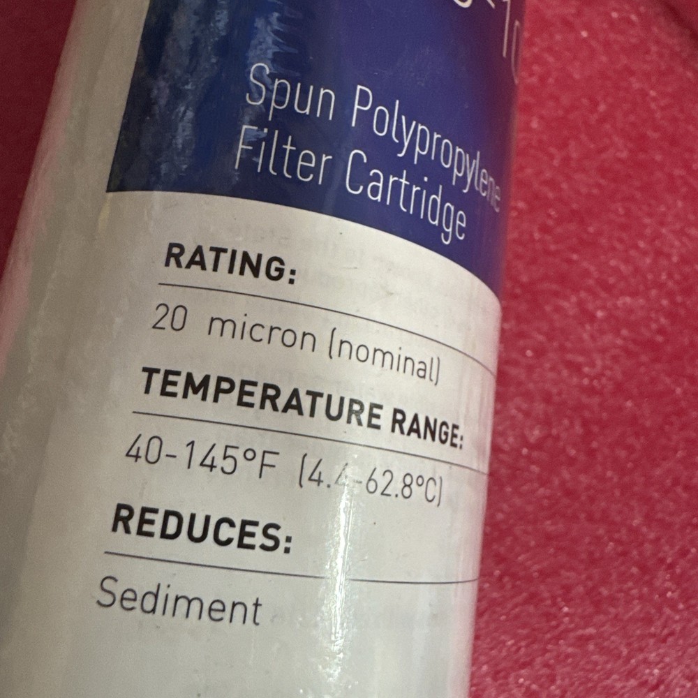 Pentek PS20-10C 20 Micron Sediment Water Filter 10” Spun Poly ji11