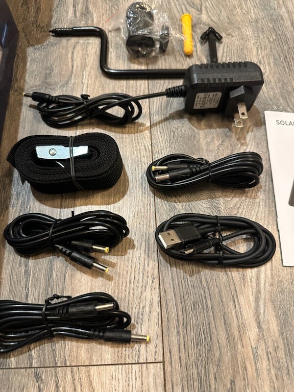 Trail Camera Solar Panel - 25000mAh Capacity Charging Kit IP66