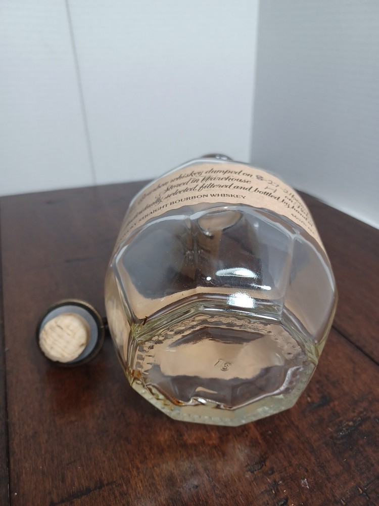 Blantons Bourbon Empty Bottle with Stopper (Letter O)