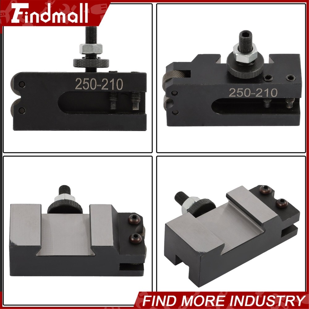 Findmall 6 Pcs BXA Tool Post Set 250-200 Complete Quick Change System for Lathes