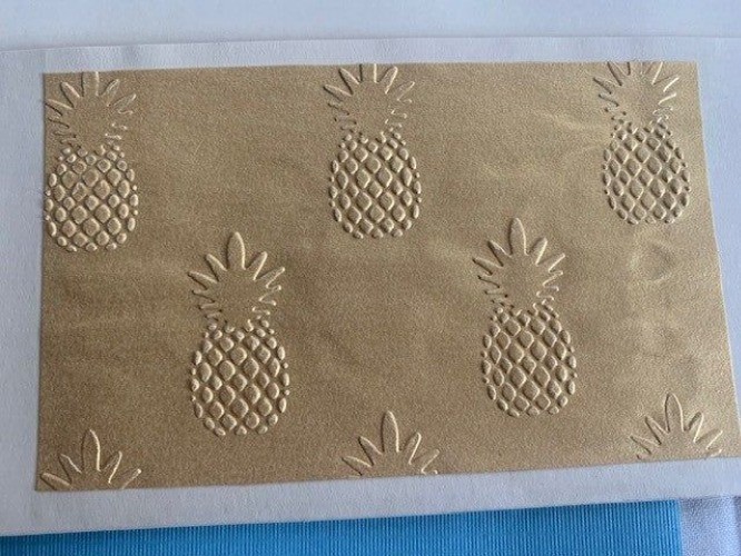 Anna Griffin Pretty Pineapple Embossing Folder 5x7" Cuttlebug Crafting Magic