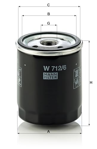 Mann-Filter W 712/6 Spin-on Oil Filter