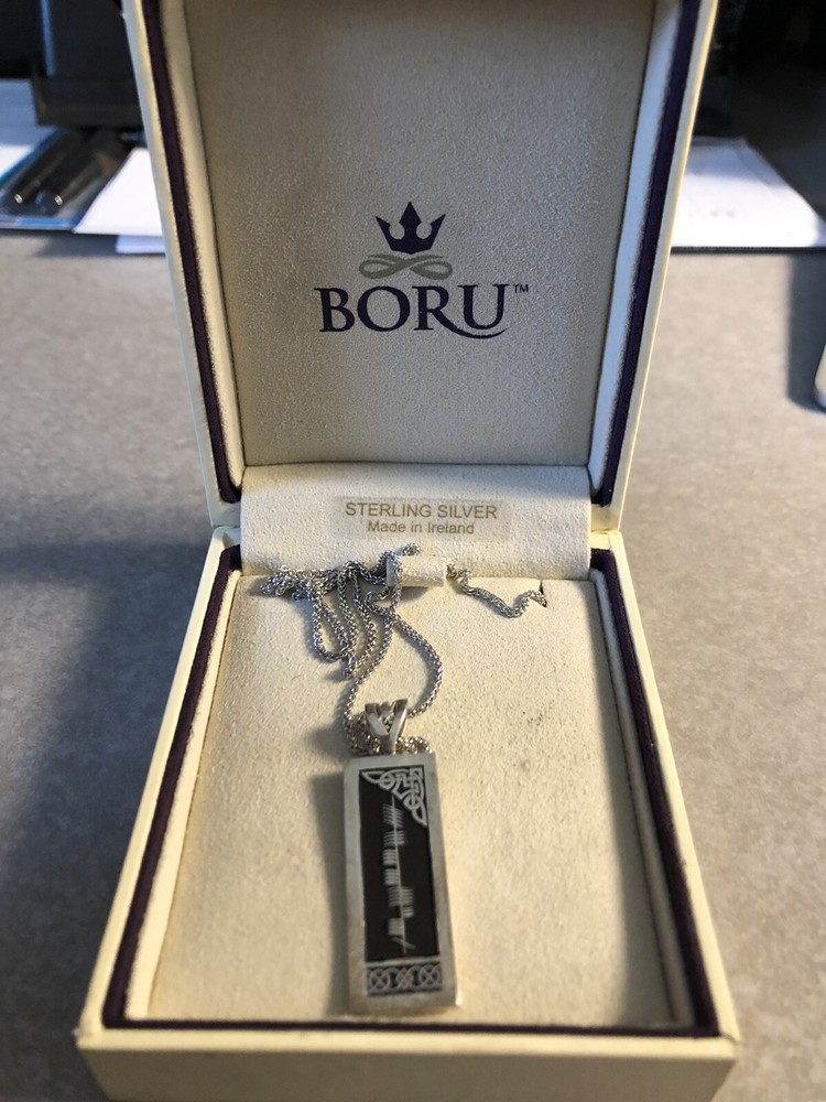 Boru Ogham sterling silver pendant “ Mcvicker”
