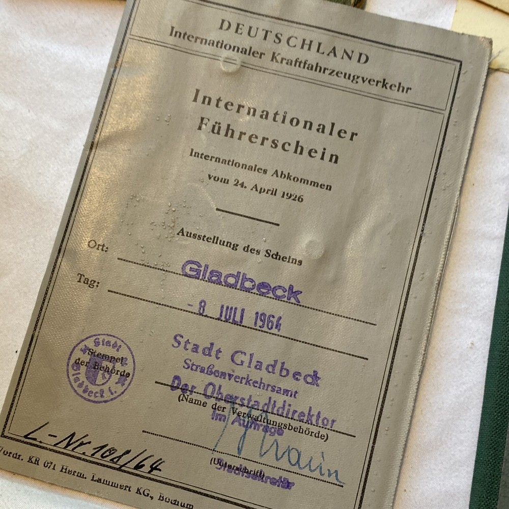 Original WWII & Post DGB German ID Cards & Paperwork