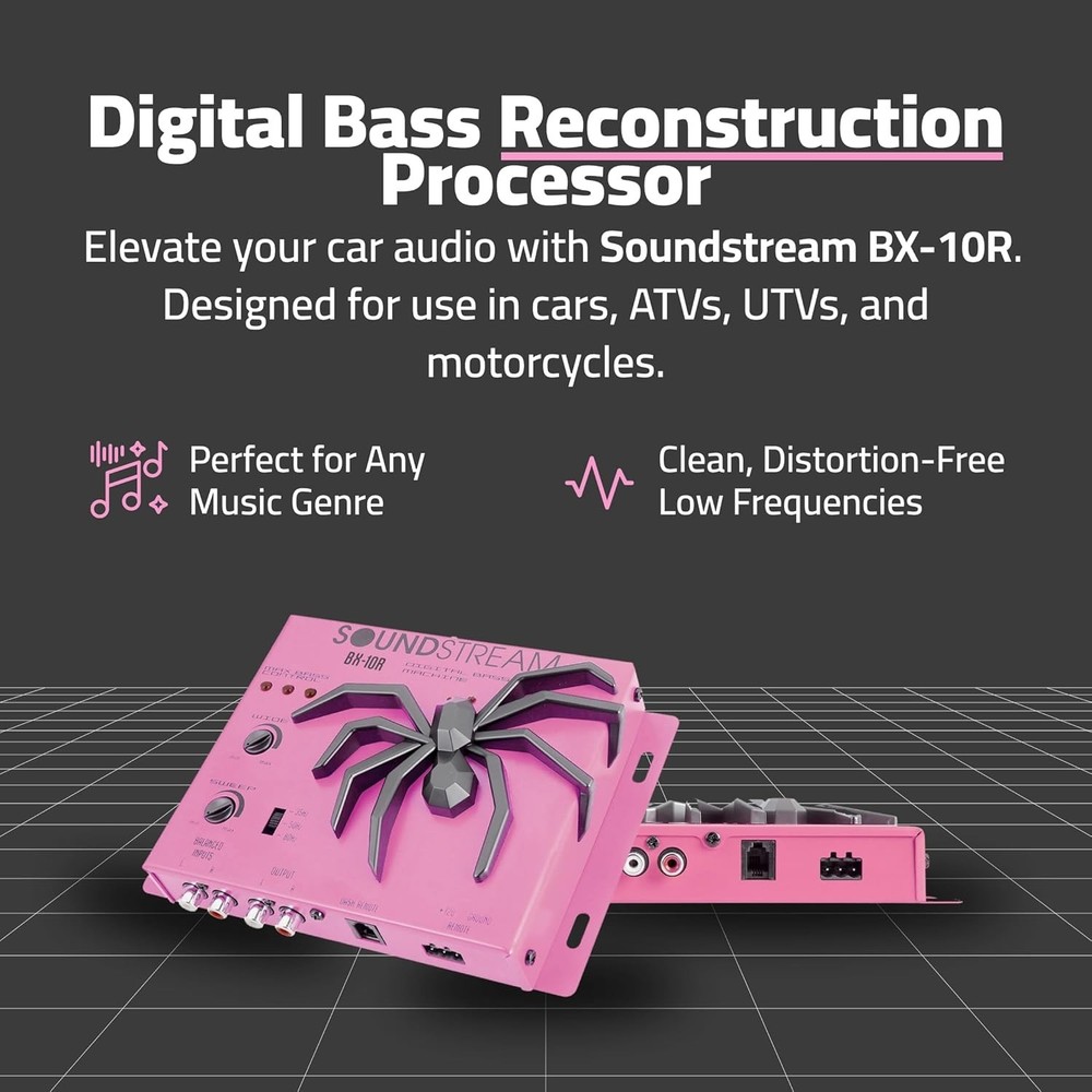 BX-10R Bass Restoration Processor with Parametric Bass Equalizer, Digital Bas...